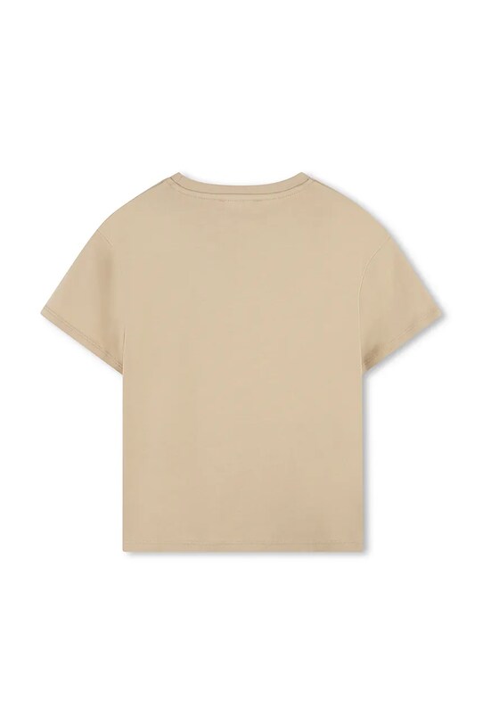 Michael Kors tricou de bumbac pentru copii R30317.156 bej SS25