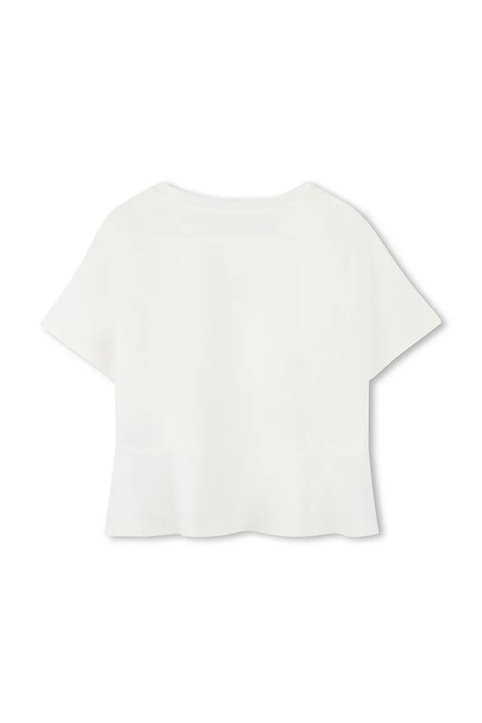 Michael Kors tricou de bumbac pentru copii R30321.114.150 alb SS25