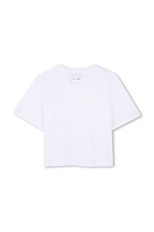 Девочка Детская хлопковая футболка Dkny D62311.156.162 белый