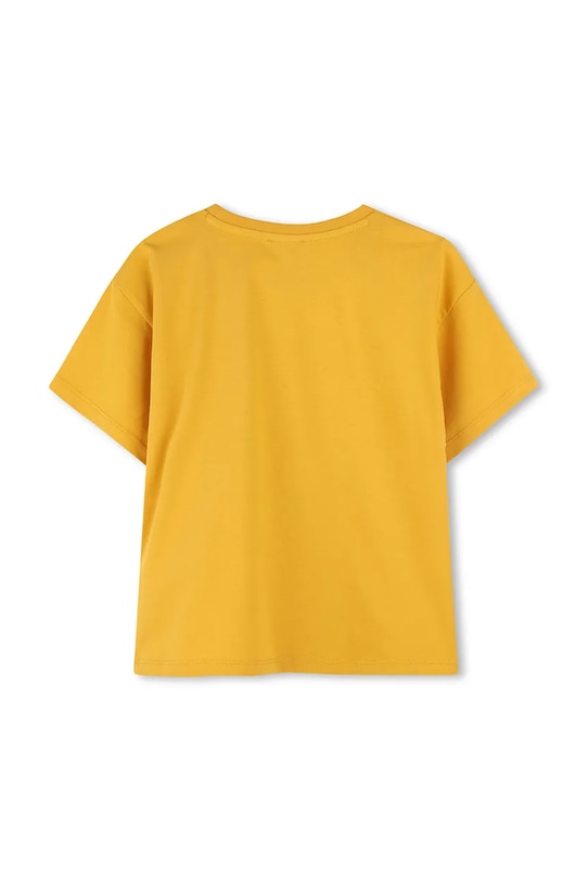 Kenzo Kids t-shirt bawełniany dziecięcy K60916.114.150 żółty SS25