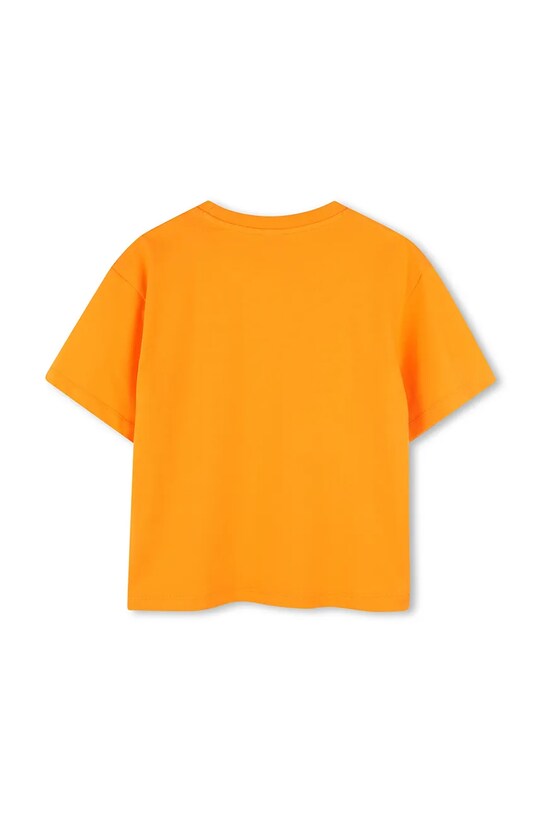 Дитяча бавовняна футболка Kenzo Kids K61064.156 помаранчевий SS25