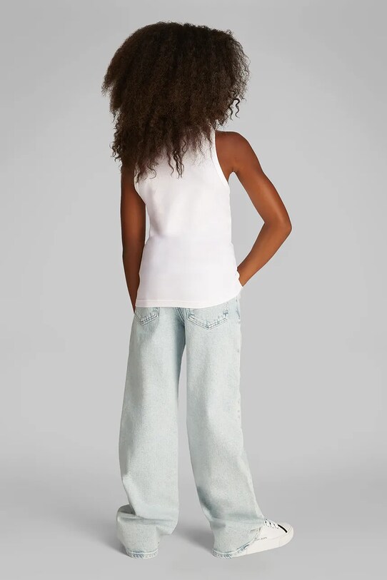 Calvin Klein Jeans top dziecięcy biały IG0IG02435.104.116.PPYA