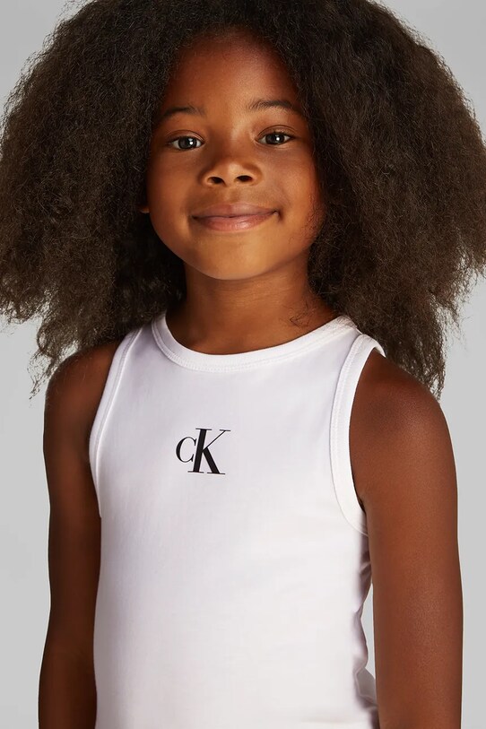 Calvin Klein Jeans top dziecięcy IG0IG02435.128.176.PPYA biały