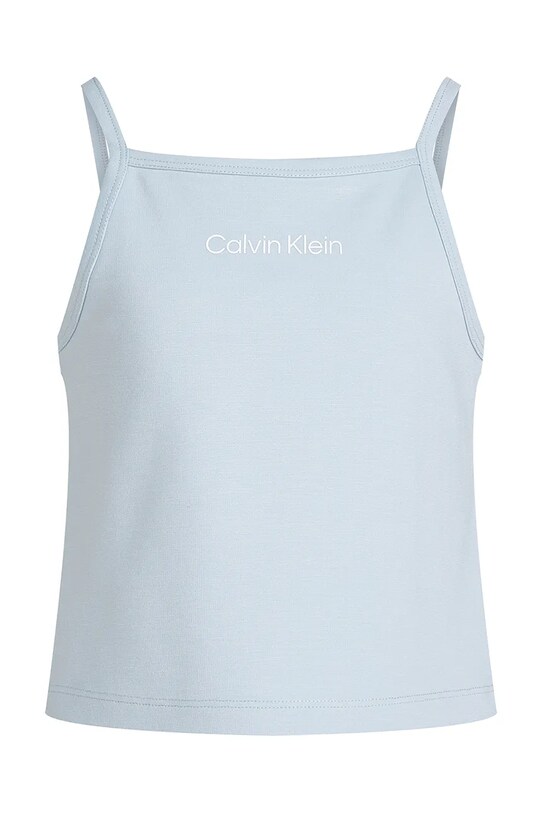 Дитячий бавовняний топ Calvin Klein Jeans IG0IG02868.PPYA блакитний SS25