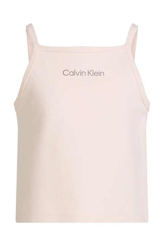 Дитячий бавовняний топ Calvin Klein Jeans IG0IG02868.PPYA рожевий SS25