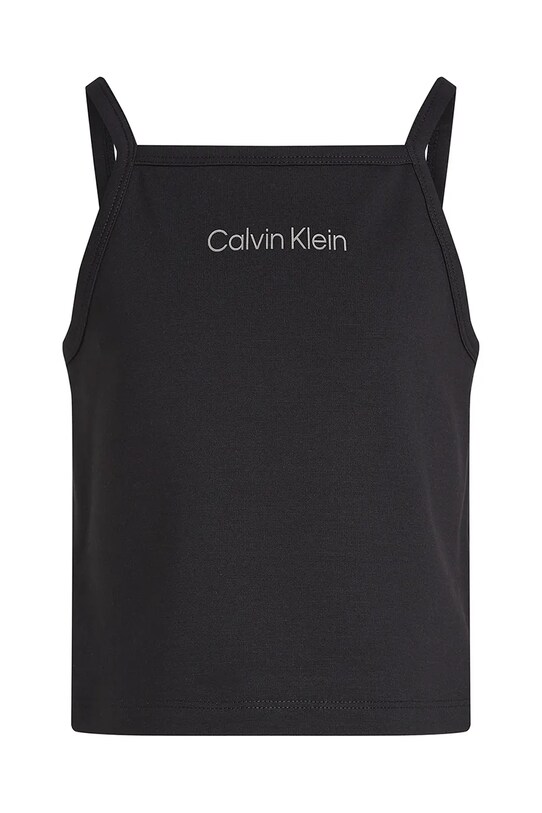 Детский хлопковый топ Calvin Klein Jeans IG0IG02868.PPYA чёрный SS25