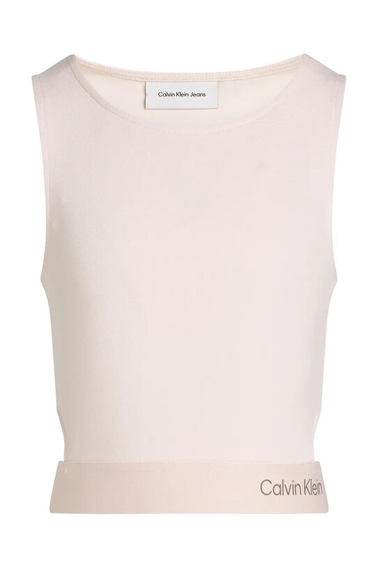 Calvin Klein Jeans top dziecięcy IG0IG02869.PPYA różowy SS25