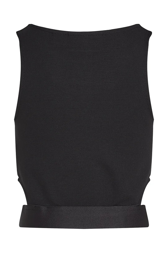 Dziewczynka Calvin Klein Jeans top dziecięcy IG0IG02869.PPYA czarny