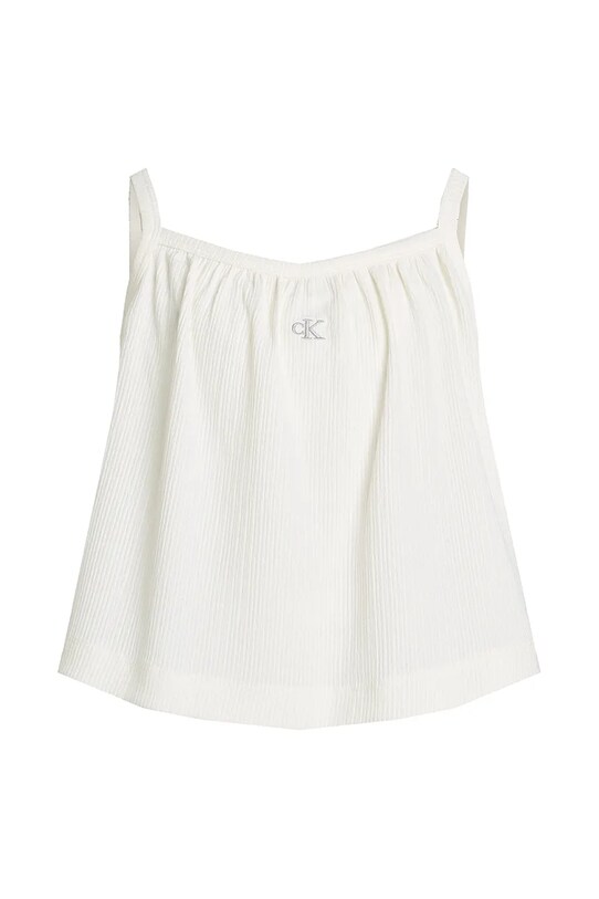 Calvin Klein Jeans top dziecięcy IG0IG02870.PPYA beżowy SS25