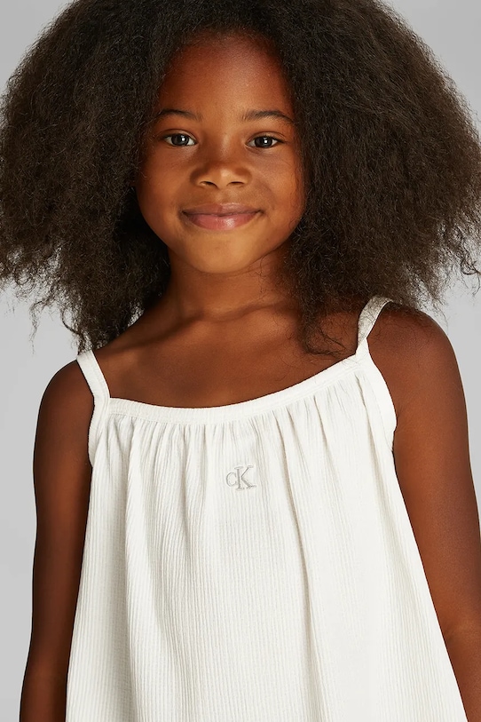 Detský top Calvin Klein Jeans IG0IG02870.PPYA béžová