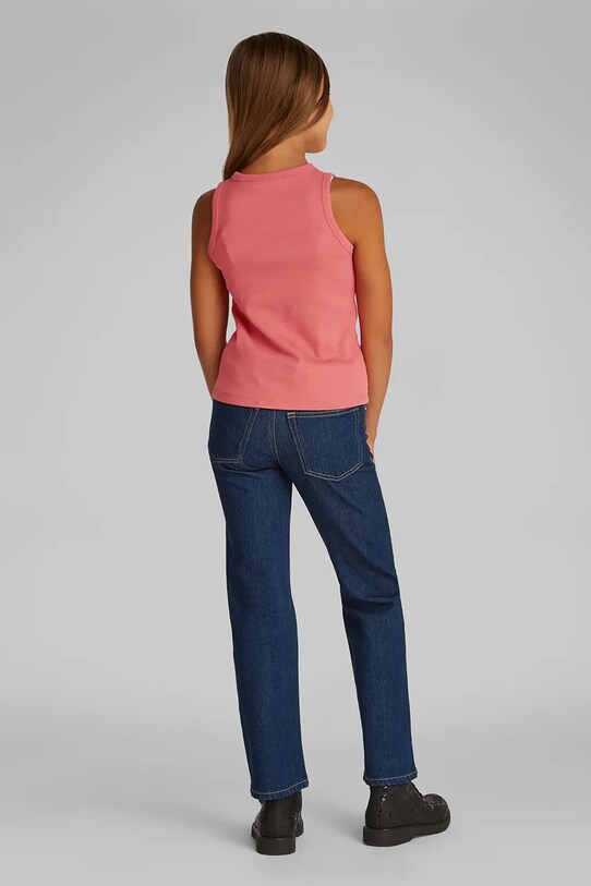 Дитячий топ Calvin Klein Jeans рожевий IG0IG02871.104.116.PPYA