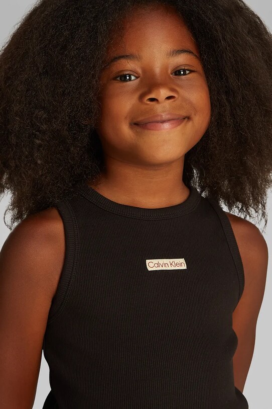 Дитячий топ Calvin Klein Jeans IG0IG02871.128.176.PPYA чорний