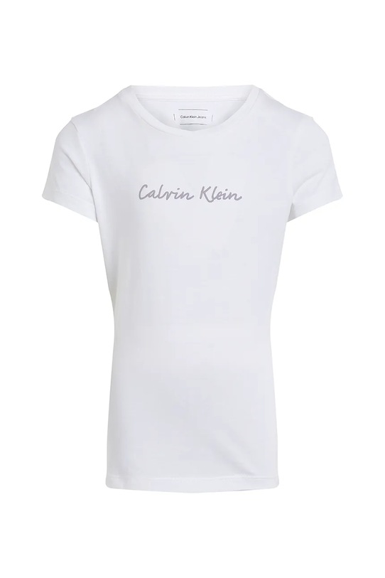 Calvin Klein Jeans t-shirt bawełniany dziecięcy IG0IG02857.128.176.PPYA biały SS25