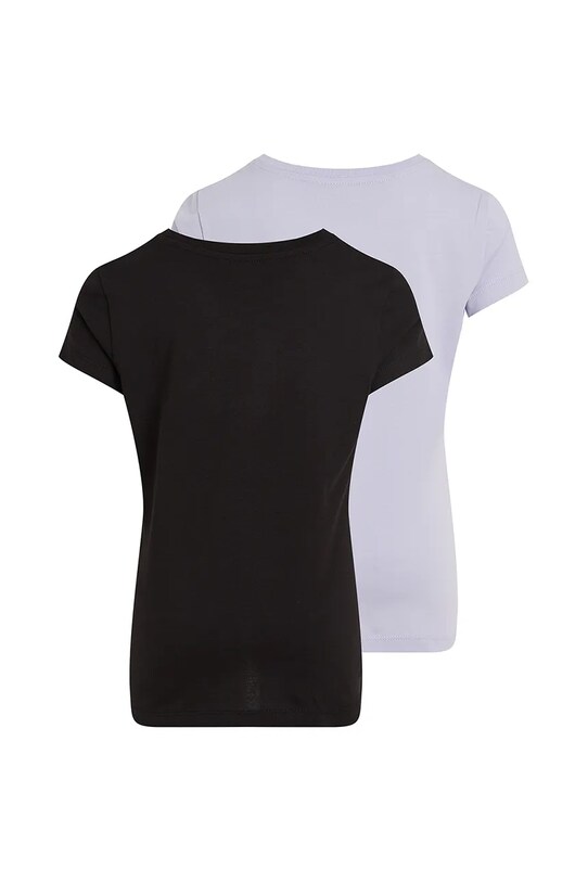 Дитяча бавовняна футболка Calvin Klein Jeans 2-pack IG0IG02860.104.116.PPYA чорний SS25