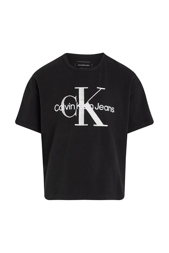 Calvin Klein Jeans t-shirt bawełniany dziecięcy IG0IG02861.128.176.PPYA czarny SS25