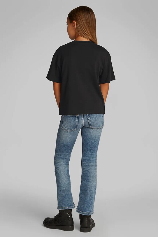 Detské bavlnené tričko Calvin Klein Jeans čierna IG0IG02864.PPYA