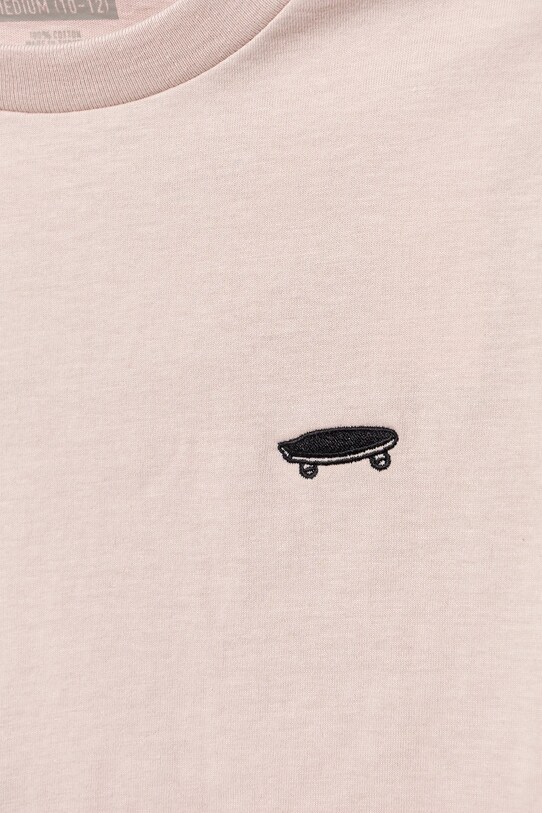Fete Vans tricou de bumbac pentru copii SALTON RELAX CROP VN000P5RO3N1 roz