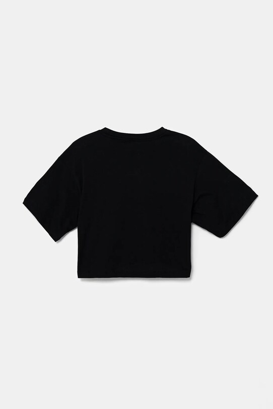 Vans tricou de bumbac pentru copii SALTON RELAX CROP VN000P5RBLK1 negru SS25