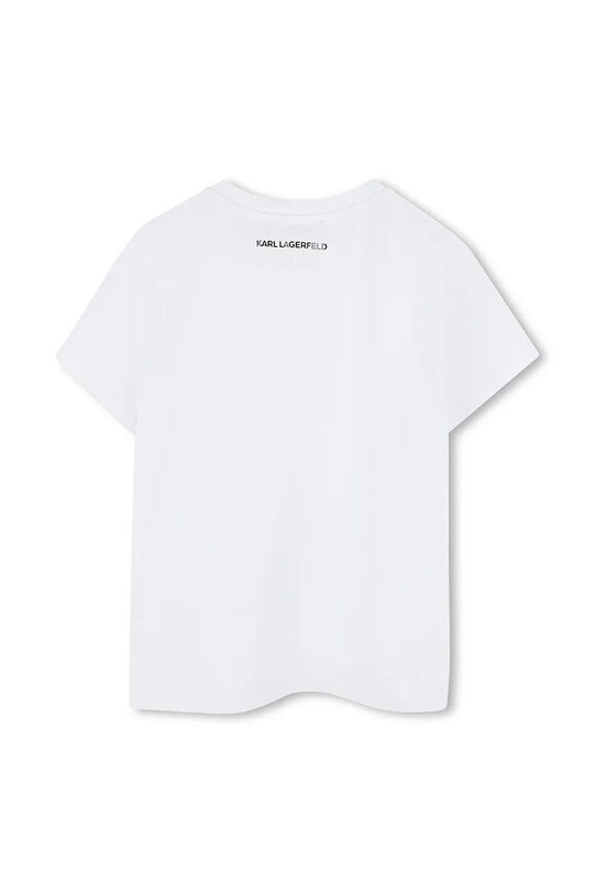Fete Karl Lagerfeld tricou copii Z30571.102.108 alb