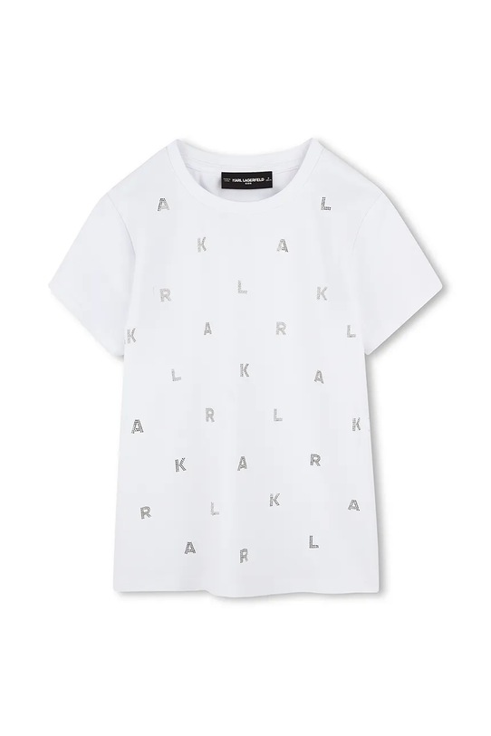 Детская футболка Karl Lagerfeld Z30571.114.150 белый SS25