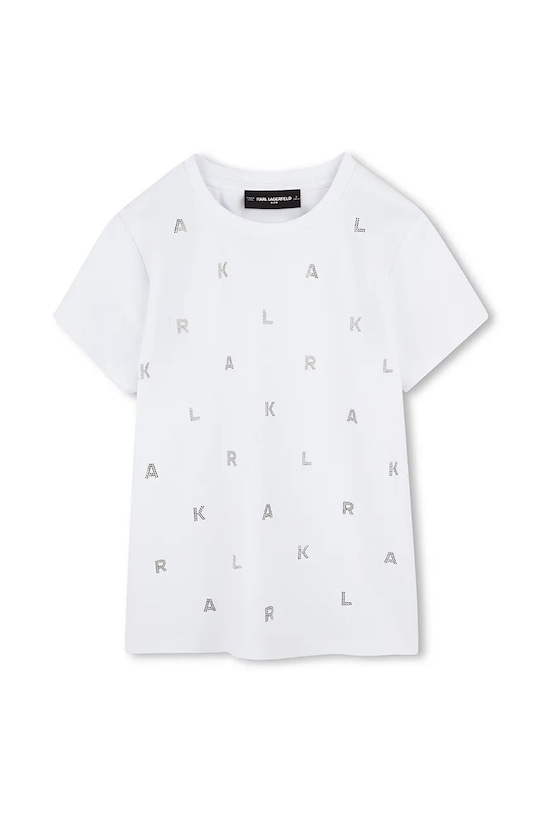 Дитяча футболка Karl Lagerfeld Z30571.156.162 білий SS25