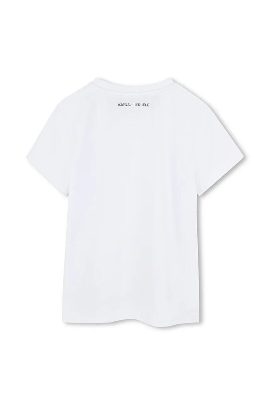 Karl Lagerfeld tricou copii Z30447.86.108 alb SS25