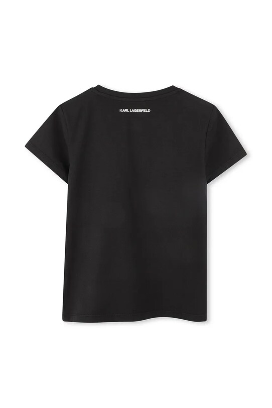 Karl Lagerfeld tricou copii Z30489.86.108 negru SS25