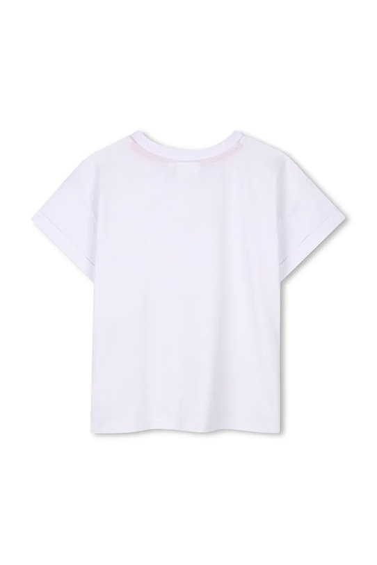 Otroška bombažna kratka majica HUGO G00389.102.108 bela SS25