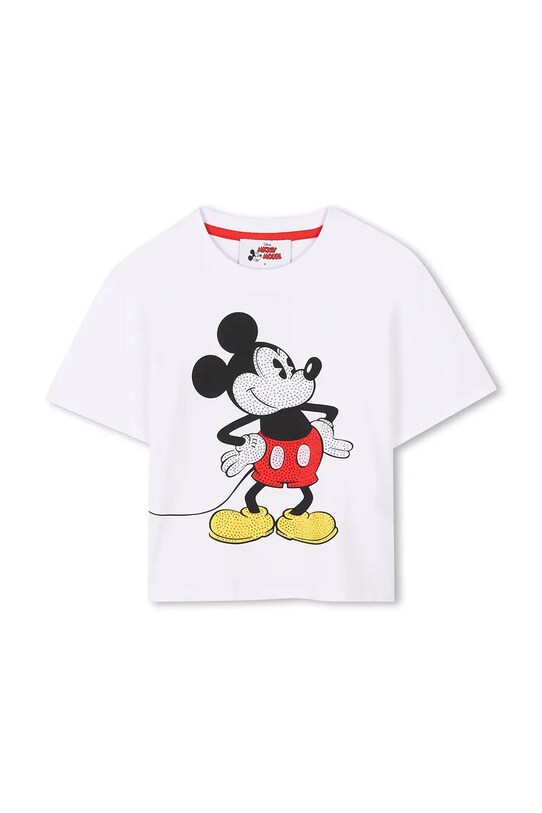 Marc Jacobs tricou de bumbac pentru copii print alb W60454.156