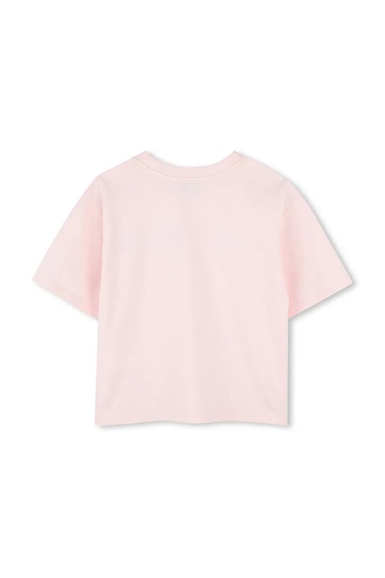 Детская хлопковая футболка Marc Jacobs W60463.86.108 розовый SS25