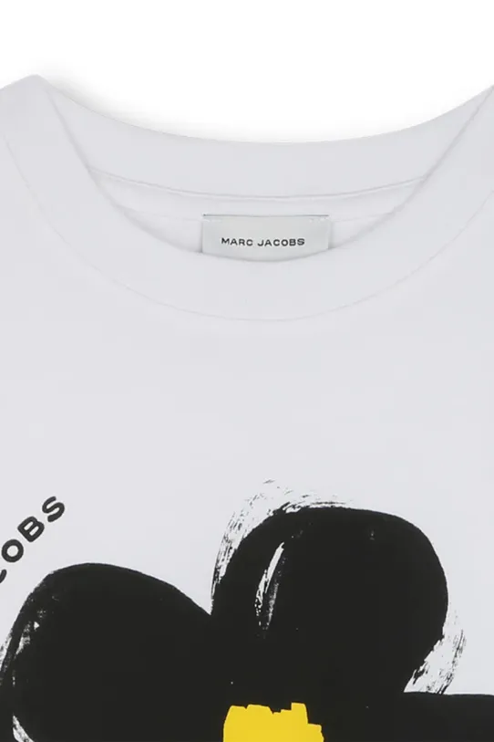 Dziewczynka Marc Jacobs t-shirt bawełniany dziecięcy W60465.114.150 biały