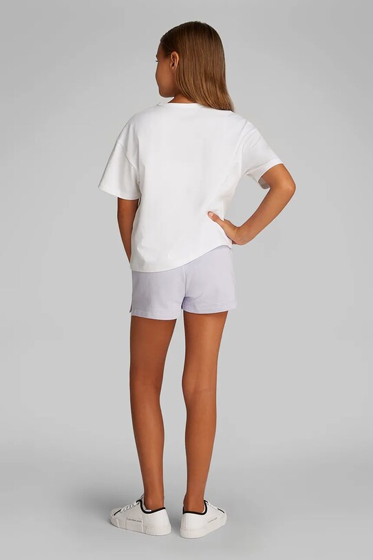 Dětské tričko Calvin Klein Jeans bílá IG0IG02863.104.116.PPYA