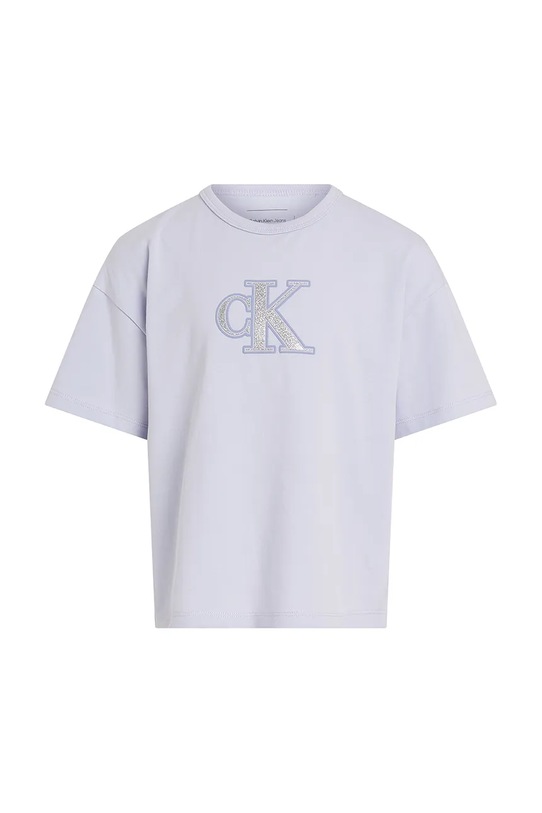 Calvin Klein Jeans t-shirt dziecięcy IG0IG02863.128.176.PPYA fioletowy SS25