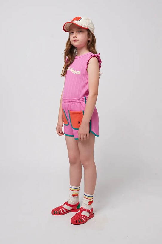 Dětský top Bobo Choses Wavy 125AC024 růžová