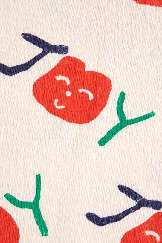 Dziewczynka Bobo Choses t-shirt dziecięcy Smiling 125AC021 biały