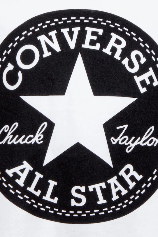 Lány Converse gyerek pamut póló 369787 fehér
