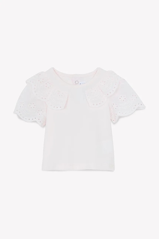 Kratka majica za dojenčka Tartine et Chocolat Z elastanom roza CA10071.67.74