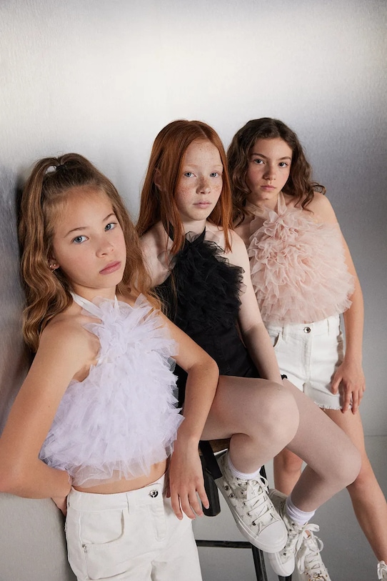 Παιδικό top Patrizia Pepe B818 άλλο λευκό 7F0021