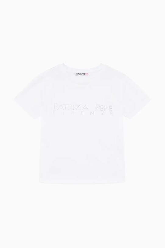 Дитяча футболка Patrizia Pepe K103 аплікація білий 7M0809