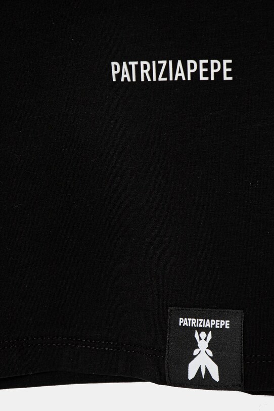 Κοριτσίστικα Παιδικό μπλουζάκι Patrizia Pepe K103 7M0908 μαύρο