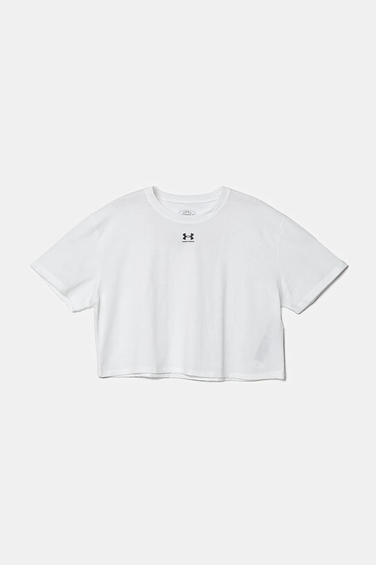 Otroška kratka majica Under Armour Rival SS Okrogel bela 1389755