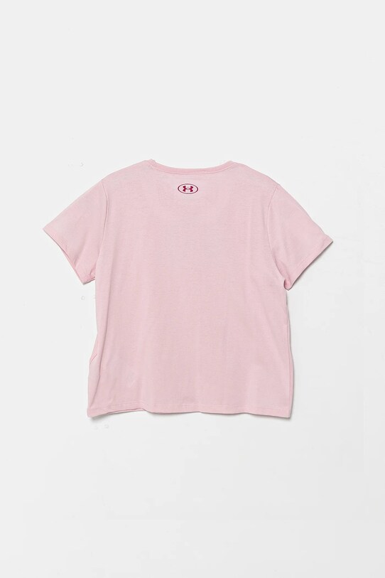 Under Armour t-shirt dziecięcy Big Logo Fill SS 1389769 różowy SS25