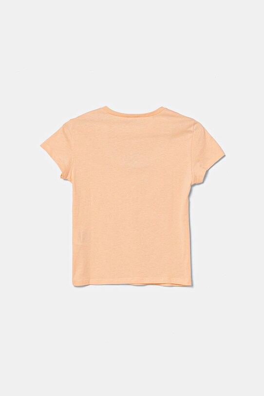 United Colors of Benetton t-shirt bawełniany dziecięcy 3I1XC10MZ.G.Seasonal pomarańczowy SS25