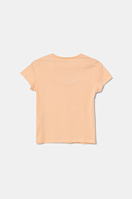 United Colors of Benetton t-shirt bawełniany dziecięcy 3I1XC10MZ.G.Seasonal pomarańczowy SS25