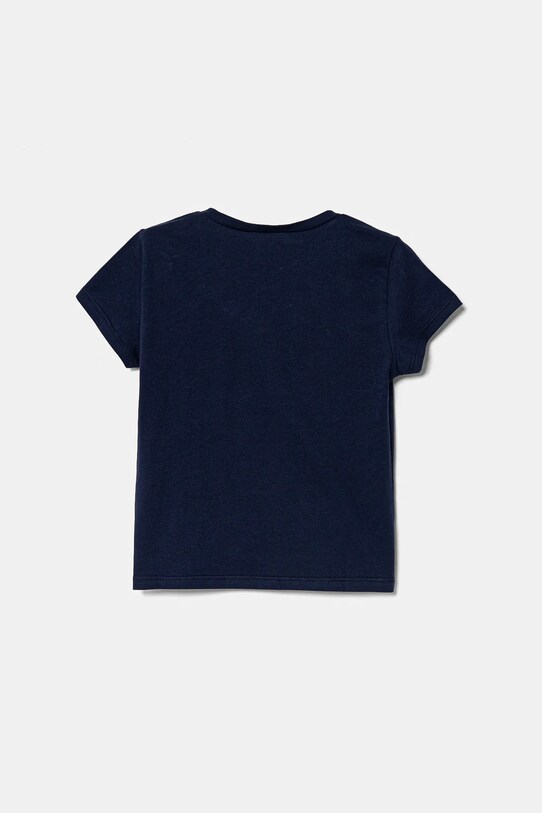 Detské bavlnené tričko United Colors of Benetton 3I1XC10MZ.G.Seasonal tmavomodrá SS25