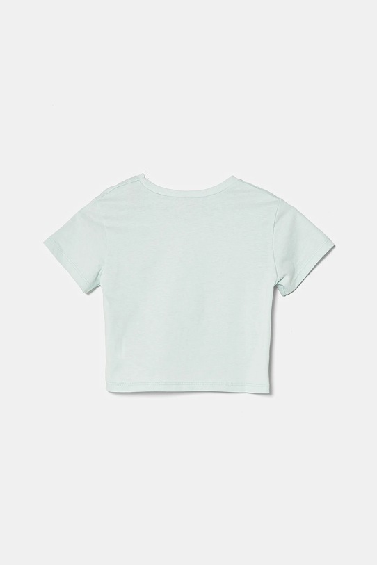 Дитяча бавовняна футболка United Colors of Benetton 35RYG10HQ.P.Seasonal бірюзовий SS25