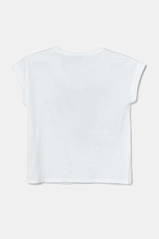 Dětské bavlněné tričko United Colors of Benetton 3I1XC10NZ.G.Seasonal bílá SS25