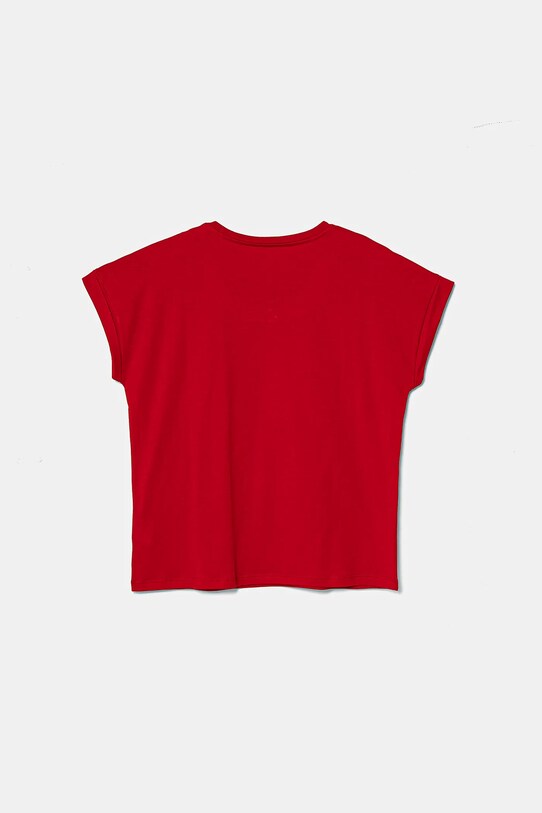 Dětské bavlněné tričko United Colors of Benetton 3I1XC10NZ.G.Seasonal červená SS25