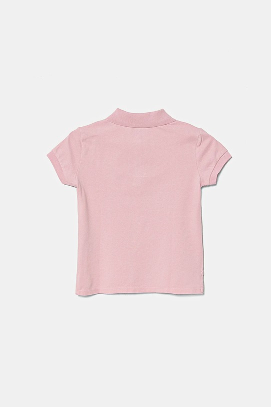 United Colors of Benetton tricou copii 3WG9C300O.G.Season.PPYA roz SS25