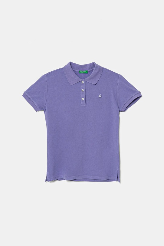 Detské tričko United Colors of Benetton s elastanom fialová 3WG9C300O.G.Season.PPYA
